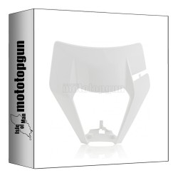 ACERBIS 0023519.030 PORTE-FARO BLANC COMPATIBLE AVEC KTM XC-W 125 17/19 | Mototopgun