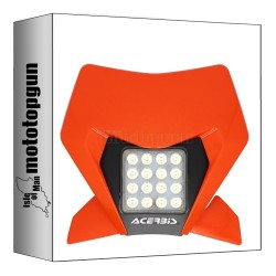 ACERBIS 0025980.011.016 PORTE-FARO ORANGE 2 COMPATIBLE AVEC KTM XC-W 125 2025 | Mototopgun