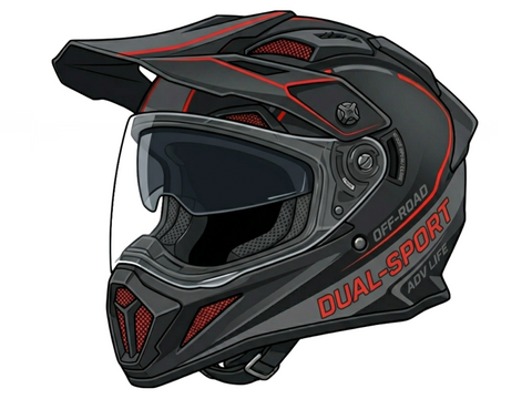 Dual Sport Motorcycle Helmets