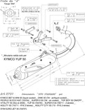 Complete Catalytic Exhaust System With Sound Certification Sito Stainless Steel - Leovince Compatible With Kymco Super 9 50 Air (2004)