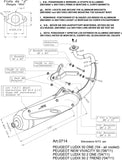 Complete Catalytic Exhaust System With Sound Certification Sito Stainless Steel - Leovince Compatible With Peugeot Ludix 50 2 One - Trend (2004-2012)