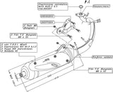 Complete Catalytic Exhaust System With Sound Certification Sito Stainless Steel - Leovince Compatible With Mbk Ovetto 50 2T (2002-2012)