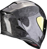Full-Face Motorcycle Helmet Scorpion Exo Exo-R1 Evo Carbon Air Carbon Fiber Black Onyx Size Xxl