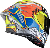 Full-Face Motorcycle Helmet Scorpion Exo Exo-R1 Evo Air Fim Racing #1 Ultra Tct Replica Aron 2024 Size L