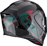 Full-Face Motorcycle Helmet Scorpion Exo Exo-R1 Evo Carbon Air Carbon Fiber Black Green Propel Size L