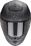 Full-Face Motorcycle Helmet Scorpion Exo Exo-R1 Evo Ii Carbon Air Carbon Fiber Matt Black Solid Size Xxl