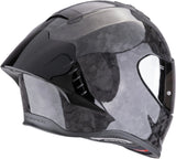 Full-Face Motorcycle Helmet Scorpion Exo Exo-R1 Evo Ii Carbon Air Carbon Fiber Black Onyx Size L