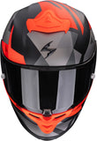 Full-Face Motorcycle Helmet Scorpion Exo Exo-R1 Evo Ii Air Ultra Tct Matt Black Red Valere Size Xs