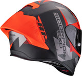 Full-Face Motorcycle Helmet Scorpion Exo Exo-R1 Evo Ii Air Ultra Tct Matt Black Red Valere Size Xl