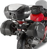 Monokey Trekker Alaska Black Aluminium Top Case - 44 Lt Trekker Alaska Aluminium - Givi Compatible With Honda Vfr 800 F (2014-2020)