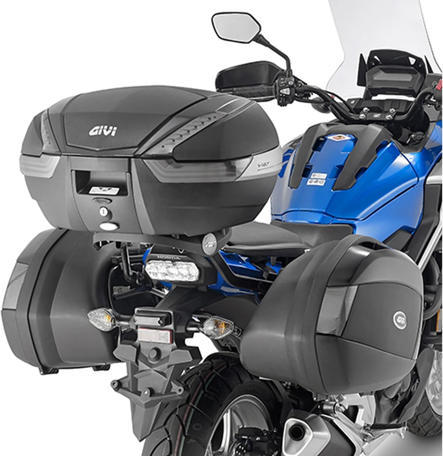 Monolock Black Tech Top Case - 30 Lt Technopolymer - Givi Compatible With Honda Nc 750 X (2016-2020)