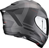 Full-Face Motorcycle Helmet Scorpion Exo Exo-1500 Air Ultra Tct Matt Silver Black Red Dual Size L