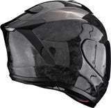 Full-Face Motorcycle Helmet Scorpion Exo Exo-1500 Carbon Air Carbon Fiber Black Onyx Size Xl