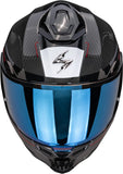 Full-Face Motorcycle Helmet Scorpion Exo Exo-1500 Carbon Air Carbon Fiber Black Red Blue Zity Size S