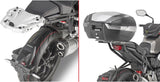 Monolock Black Tech Top Case - 29 Lt Technopolymer - Givi Compatible With Honda Cb 1000 R (2018-2020)