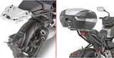 Monolock Black Tech Top Case - 30 Lt Technopolymer - Givi Compatible With Honda Cb 1000 R (2021-2024)