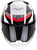 Flip-Up Motorcycle Helmet Scorpion Exo Exo-Tech Evo Pro Ultra Tct Grey Black Red Acuti Size L