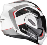 Flip-Up Motorcycle Helmet Scorpion Exo Exo-Tech Evo Pro Ultra Tct Grey Black Red Acuti Size L