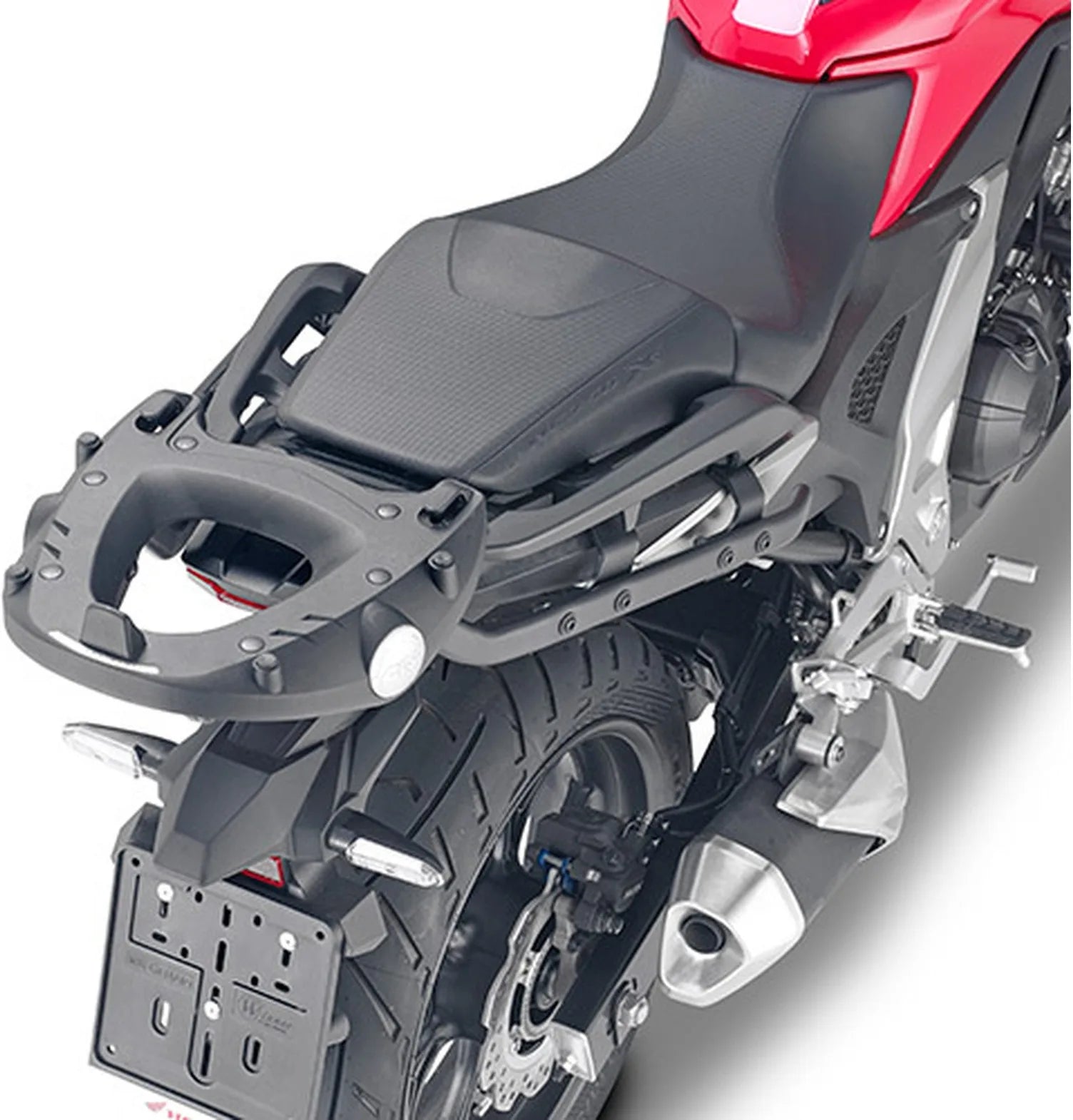Monolock Alpina Black Aluminium Top Case - 44 Lt Alpina Aluminium - Givi Compatible With Honda Nc 750 X (2025)
