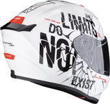Full-Face Motorcycle Helmet Scorpion Exo Exo-Jnr Air Polycarbonate White Black Boum Size L