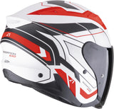 Urban Motorcycle Helmet Scorpion Exo Exo-Z1 Ultra Tct Matt White Red Black Vue Size L