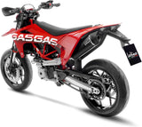 Complete Catalytic Exhaust System With Sound Certification Nero Stainless Steel Carbon Fiber End Cap - Leovince Compatible With Ktm 690 Enduro R (2019-2024)