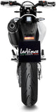 Complete Catalytic Exhaust System With Sound Certification Nero Stainless Steel Carbon Fiber End Cap - Leovince Compatible With Husqvarna 701 Supermoto (2021-2024)