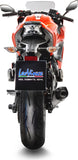 Complete Catalytic Exhaust System With Sound Certification Lv One Evo Stainless Steel Carbon Fiber End Cap - Leovince Compatible With Kawasaki Z 650 (2017-2019)