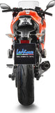 Complete Exhaust System Without Catalytic Converter And Without Sound Certification Lv One Evo Carbon Fiber Carbon Fiber End Cap - Leovince Compatible With Kawasaki Ninja 650 (2017-2019)