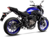 Complete Catalytic Exhaust System With Sound Certification Lv One Evo Stainless Steel Carbon Fiber End Cap - Leovince Compatible With Yamaha Xsr 700 (2016-2020)