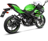 Exhaust Tip With Noise Certification Lv One Evo Carbon Fiber Carbon Fiber End Cap - Leovince Compatible With Kawasaki Z 400 (2019-2021)