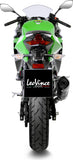 Exhaust Tip With Noise Certification Lv One Evo Carbon Fiber Carbon Fiber End Cap - Leovince Compatible With Kawasaki Ninja 500 - Se (2024-2026)