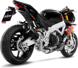 Exhaust Tip Without Sound Certification Factory S Carbon Fiber Carbon Fiber End Cap - Leovince Compatible With Aprilia Tuono V4 1100 (2019-2020)