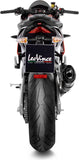Exhaust Tip Without Sound Certification Factory S Carbon Fiber Carbon Fiber End Cap - Leovince Compatible With Aprilia Tuono V4 1100 (2019-2020)