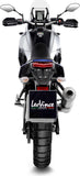 Exhaust Tip Without Sound Certification Lv One Evo Stainless Steel Carbon Fiber End Cap - Leovince Compatible With Yamaha Ténéré 700 Explore (2021-2024)