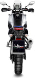 Exhaust Tip Without Sound Certification Lv One Evo Stainless Steel Carbon Fiber End Cap - Leovince Compatible With Yamaha Ténéré 700 Rally (2019-2020)