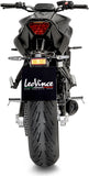 Complete Exhaust System Without Catalytic Converter And Without Sound Certification Lv One Evo Stainless Steel Carbon Fiber End Cap - Leovince Compatible With Yamaha Xsr 700 (2021-2024)