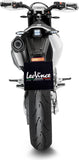 Exhaust Tip Without Sound Certification Lv One Evo Stainless Steel Carbon Fiber End Cap - Leovince Compatible With Husqvarna 701 Supermoto (2021-2024)