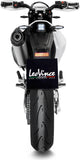 Complete Catalytic Exhaust System With Sound Certification Lv One Evo Stainless Steel Carbon Fiber End Cap - Leovince Compatible With Husqvarna 701 Supermoto (2017-2020)