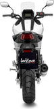 Exhaust Tip With Noise Certification Lv One Evo Stainless Steel Carbon Fiber End Cap - Leovince Compatible With Honda Nc 750 X (2021-2024)