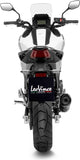 Exhaust Tip Without Sound Certification Lv One Evo Carbon Fiber Carbon Fiber End Cap - Leovince Compatible With Honda Nc 750 X (2021-2024)