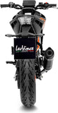 Exhaust Tip With Noise Certification Lv One Evo Carbon Fiber Carbon Fiber End Cap - Leovince Compatible With Ktm 390 Duke (2021-2023)