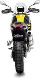 Exhaust Tip With Noise Certification Lv One Evo Stainless Steel - Leovince Compatible With Aprilia Tuareg 660 (2022-2024)