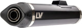 Exhaust Tip Without Sound Certification Lv One Evo Steel Black Carbon Fiber End Cap - Leovince Compatible With Can Am Ryker 600 Sport - Rally (2019-2024)