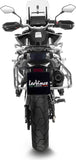 Exhaust Tip With Noise Certification Lv One Evo Steel Black Carbon Fiber End Cap - Leovince Compatible With Cfmoto 800 Mt Touring (2025-2026)