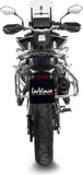 Exhaust Tip With Noise Certification Lv One Evo Steel Black Carbon Fiber End Cap - Leovince Compatible With Ktm 890 Adventure - Rally (2021-2026)