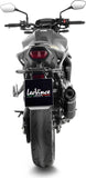 Exhaust Tip With Noise Certification Lv One Evo Steel Black Carbon Fiber End Cap - Leovince Compatible With Honda Cb 750 Hornet (2023-2024)