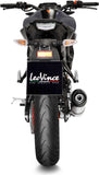 Complete Exhaust System Without Catalytic Converter And Without Sound Certification Lv One Evo Stainless Steel Carbon Fiber End Cap - Leovince Compatible With Yamaha Yzf-R 125 (2025-2026)