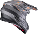 Off-Road Motorcycle Helmet Scorpion Exo Vx-16 Evo Air Polycarbonate Silver Black Copper Patriot Size Xl