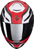 Full-Face Motorcycle Helmet Scorpion Exo Exo-Gt Sp Air Ultra Tct Red White Flex Size M